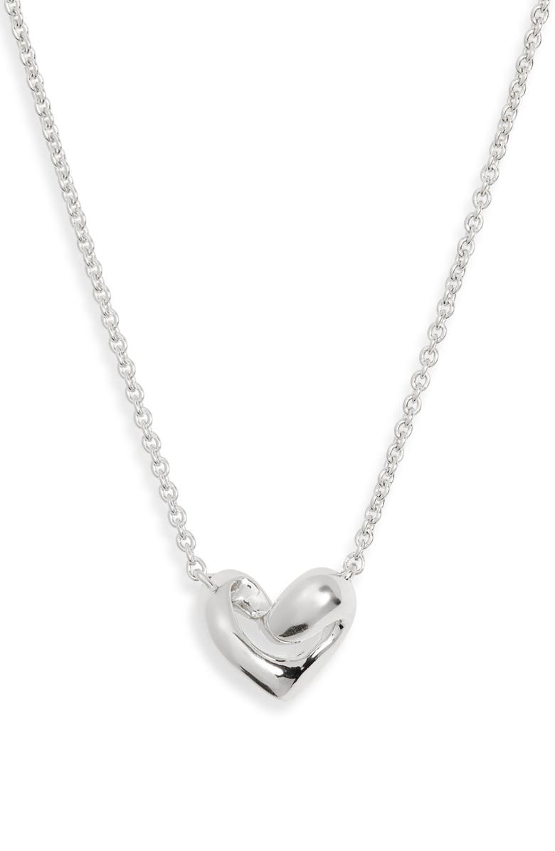 Monica Vinader Small Infinity Heart Necklace, Main, color, 