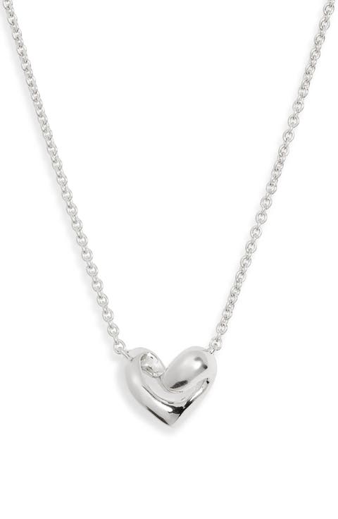 Small Infinity Heart Necklace