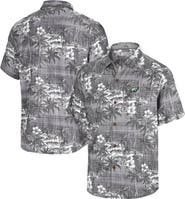 Tommy Bahama Men's Tommy Bahama Black Philadelphia Eagles Coconut Point Isla Palmetta Camp Button-Up Shirt