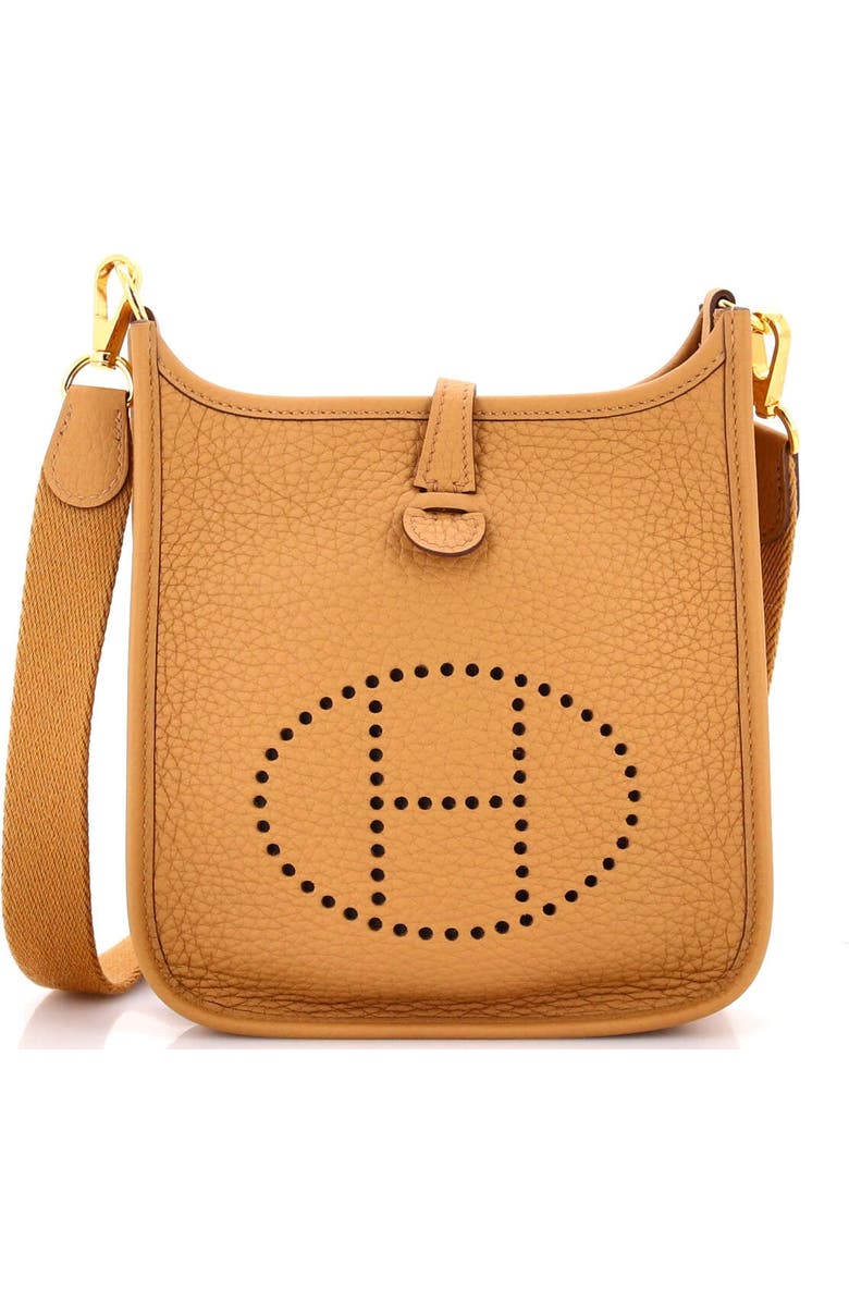 Pre-Owned Hermes Evelyne Bag Gen III Clemence TPM, Main, color, Biscuit
