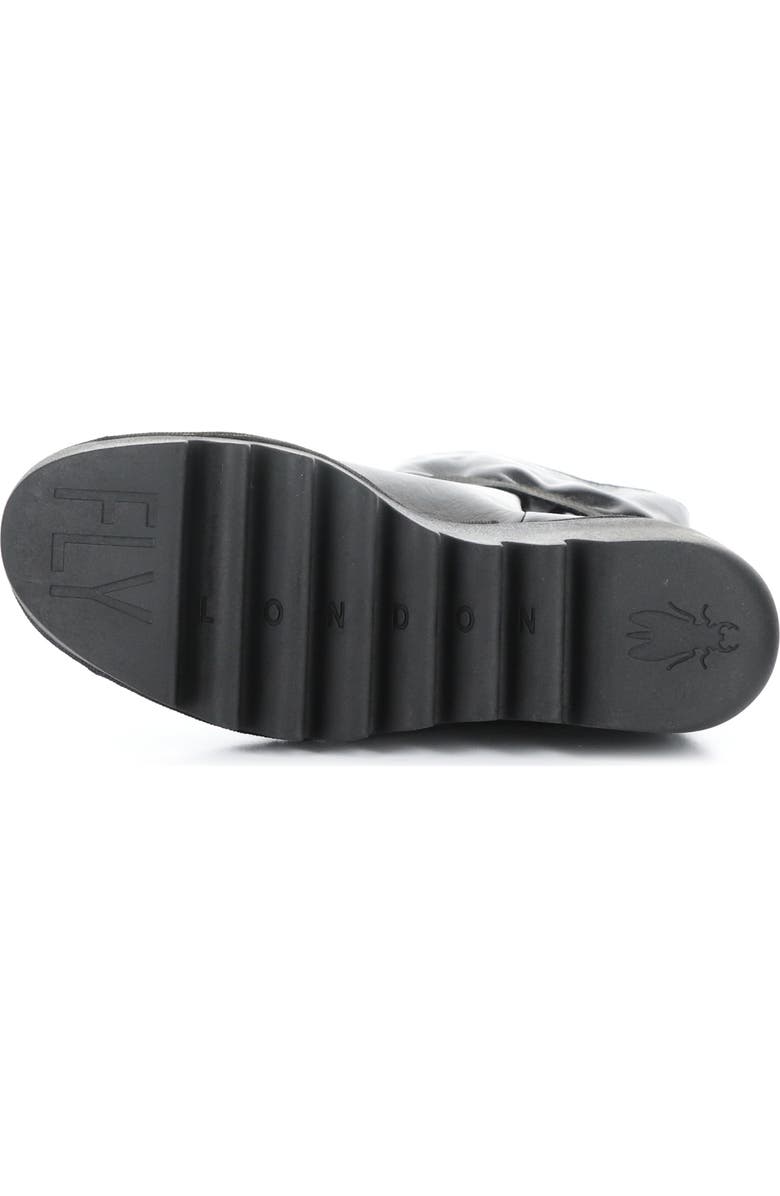 Fly London Blit Platform Wedge Bootie, Alternate, color,