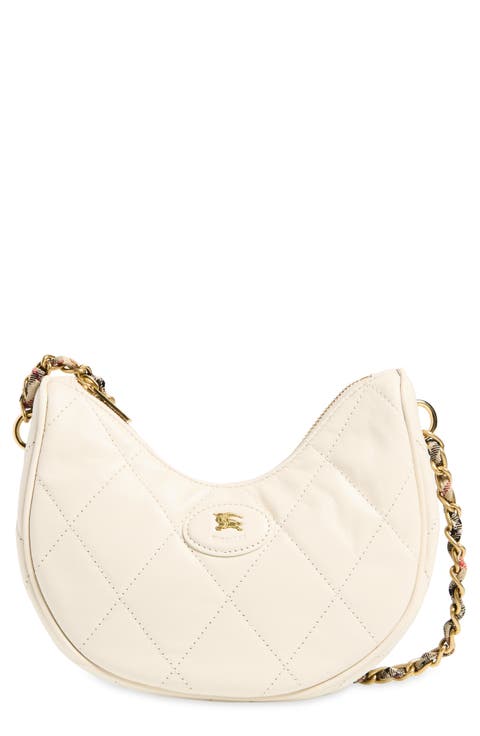 Horseshoe Quilted Leather Shoulder Bag
