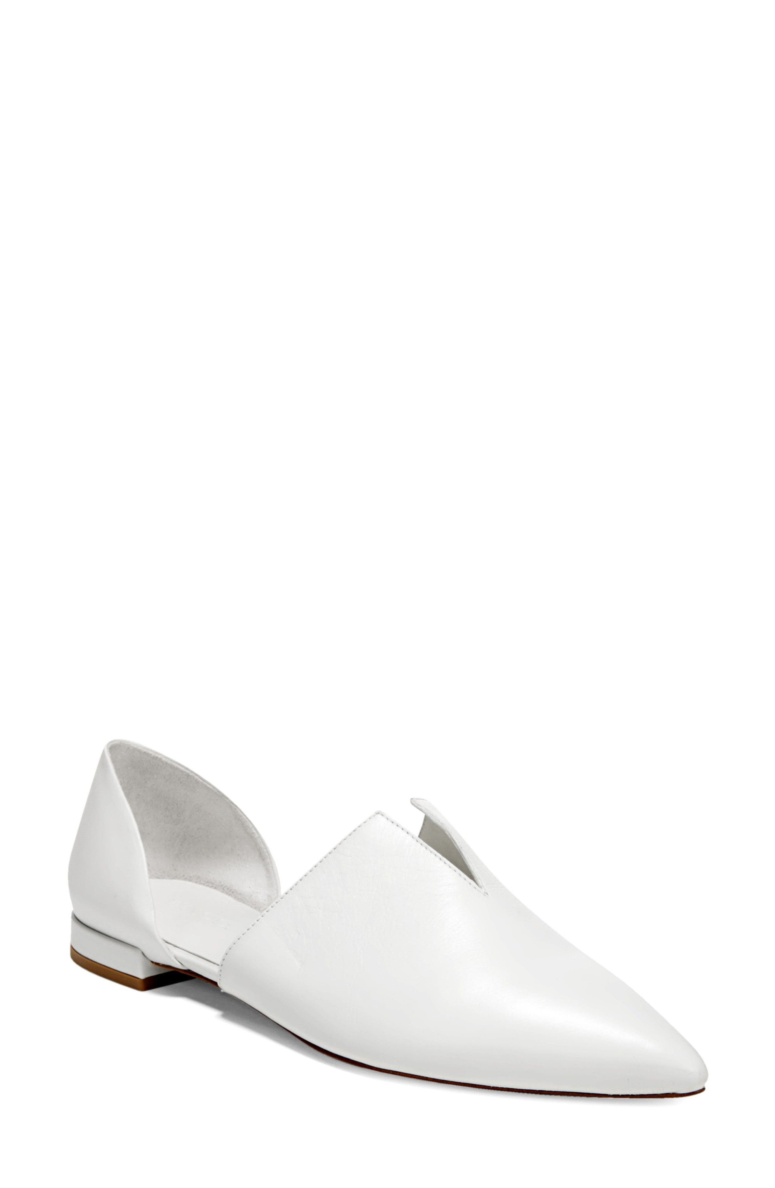 Darlington Flat (Nordstrom Exclusive), Main, color, HORCHATA LEATHER