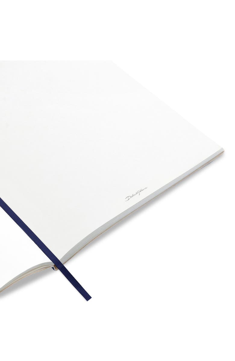 Dolce&Gabbana Carretto Large Blank Notebook, Alternate, color, Medium Blue