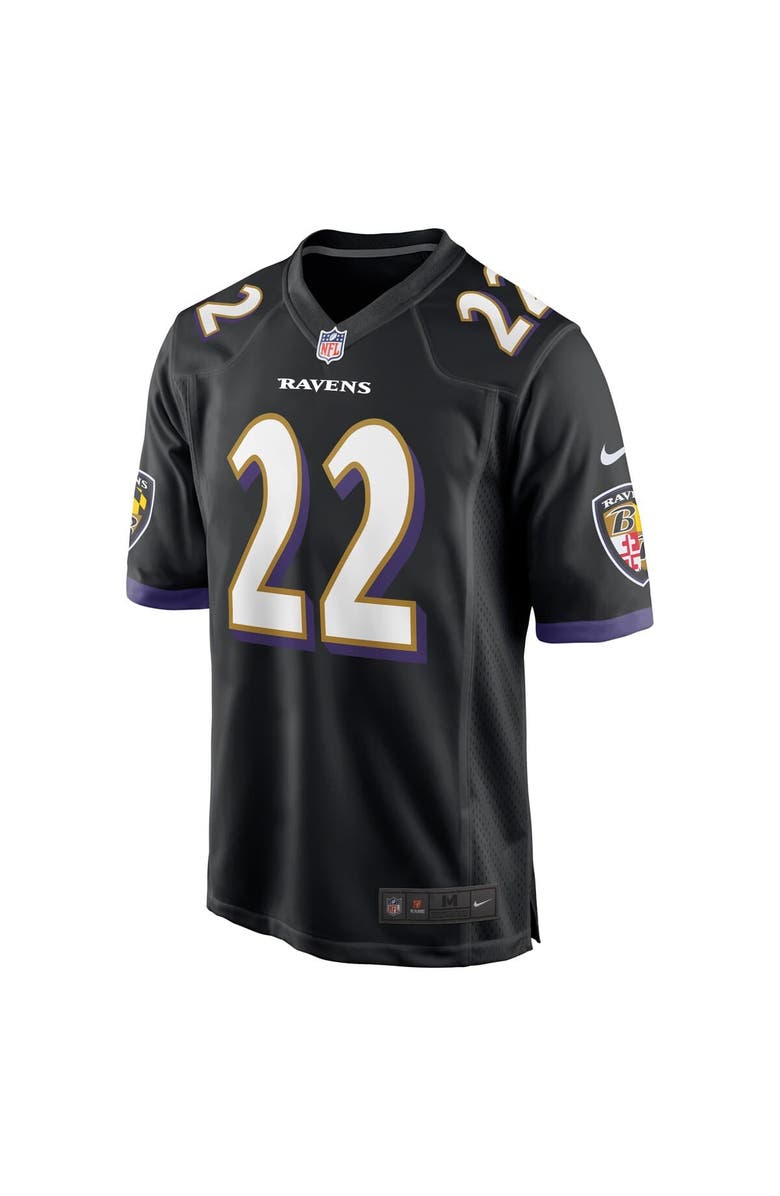 Nike Men's Nike Derrick Henry  Black Baltimore Ravens Alternate Game Jersey, Alternate, color, Black