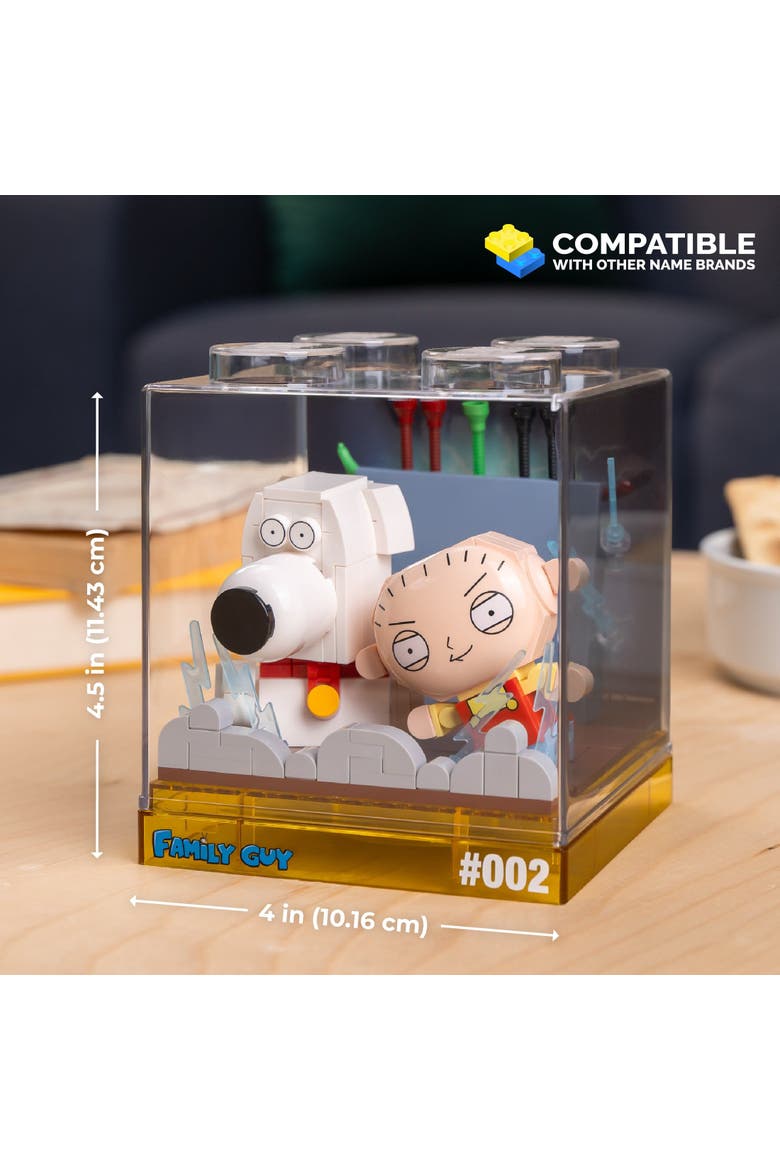 Family Guy Stewie and Brian BOX! #002 Building Set, Alternate, color, None