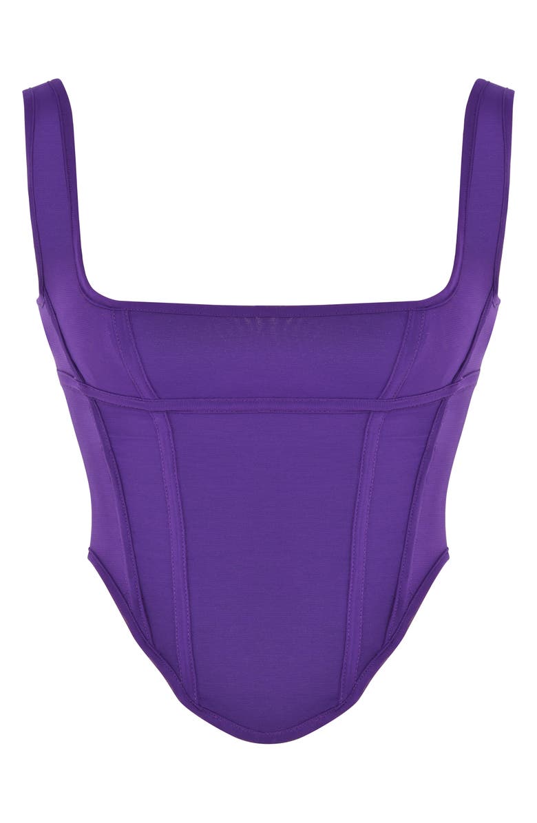 HOUSE OF CB Edetta Powermesh Corset Top, Alternate, color,