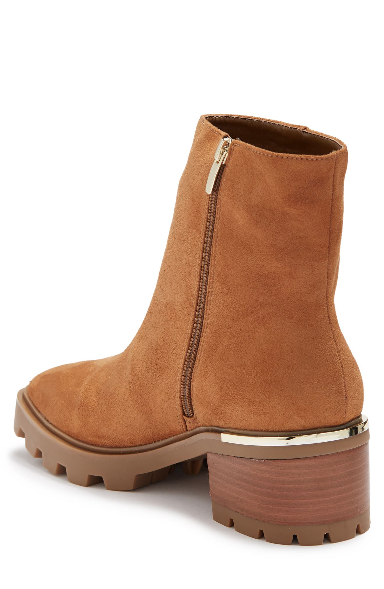 Nine West Lug Sole Block Heel Bootie, Alternate, color, 