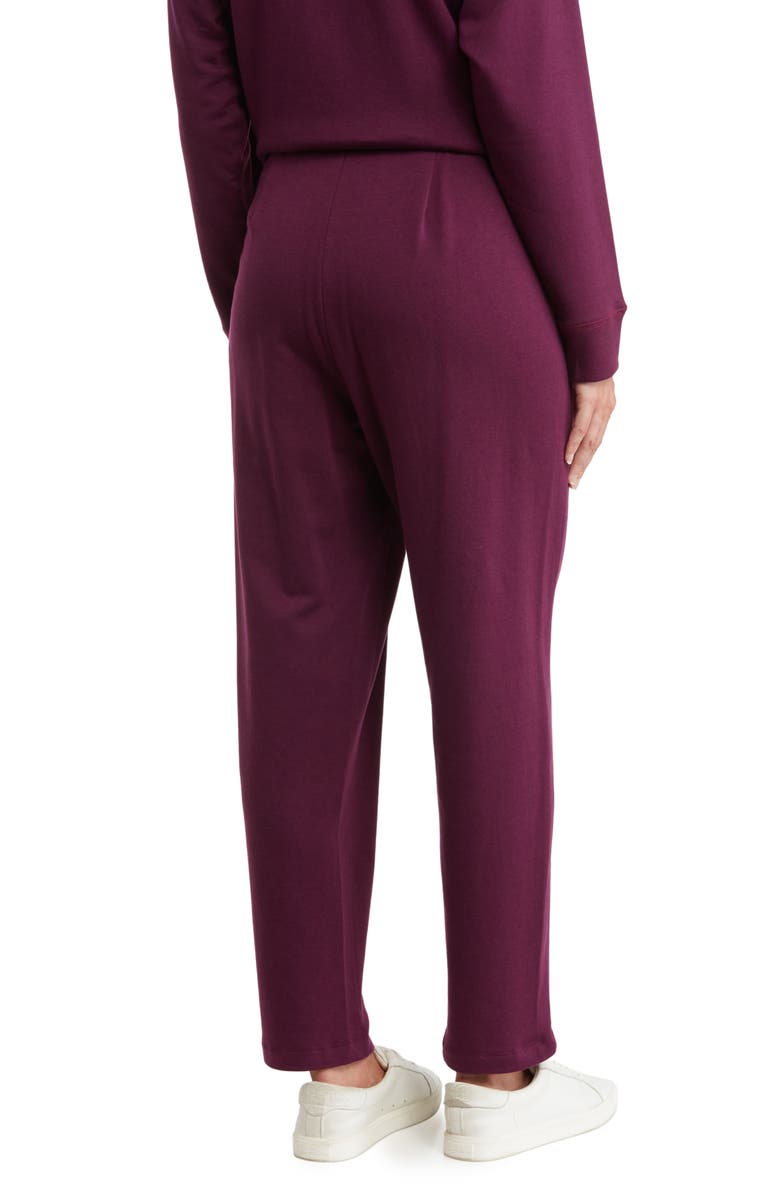 Eileen Fisher Slouch Fleece Ankle Pants, Alternate, color, Swtpl