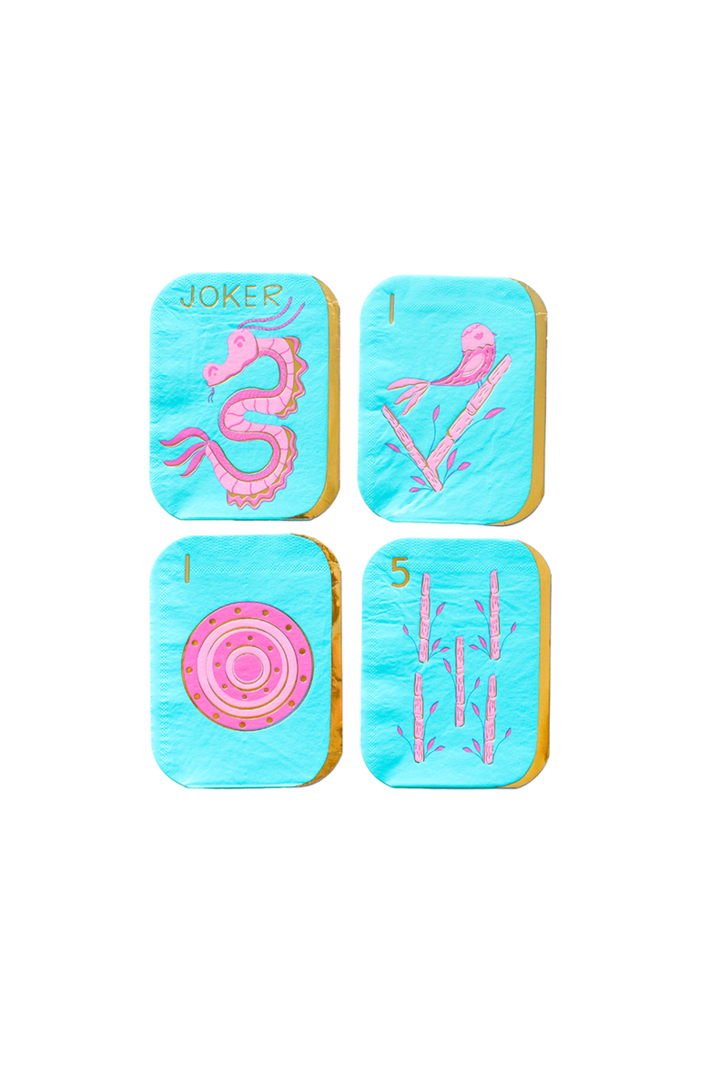 Mahjong Tile Guest Napkins, Main, color, Assorted Pre-Pack