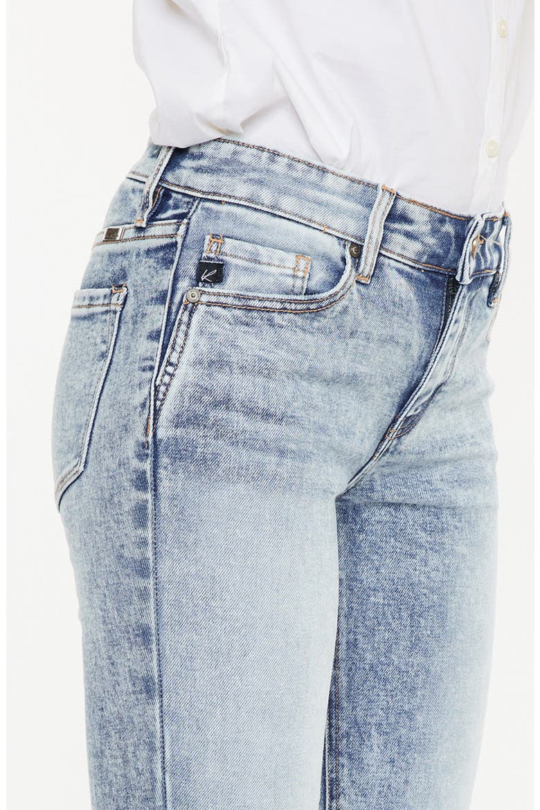 Nadia Mid Rise Y2K Bootcut Jeans, Alternate, color, Acid Wash