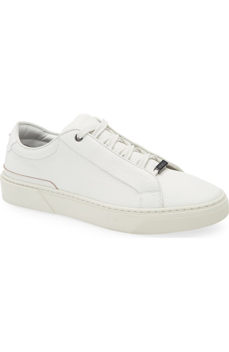 BOSS Gary Tennis Shoe, Main, color, Open White