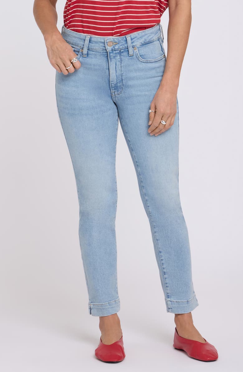 NYDJ Sheri Ankle Slim Straight Leg Jeans, Main, color, Keys View