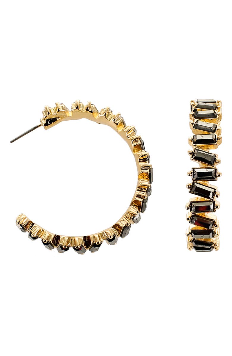 Panacea Baguette Hoop Earrings, Main, color,