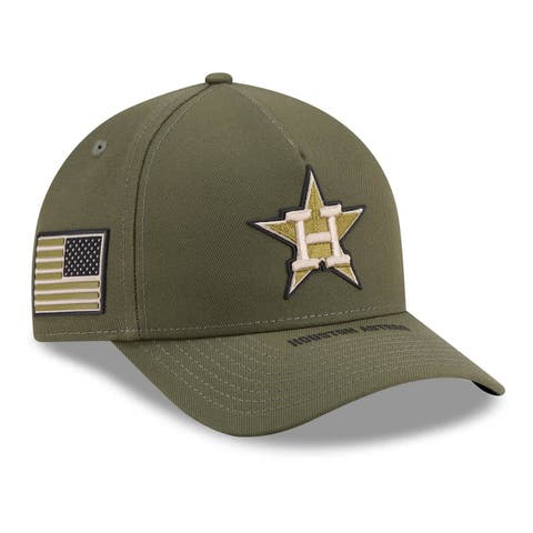 Men's New Era  Olive Houston Astros 2026 Armed Forces Day 9FORTY Adjustable Hat