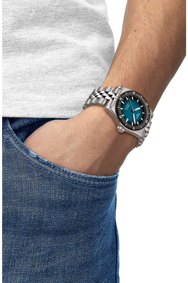 PR 516 Automatic Bracelet Watch, 38mm, Alternate, color, BLUE GRADIENT