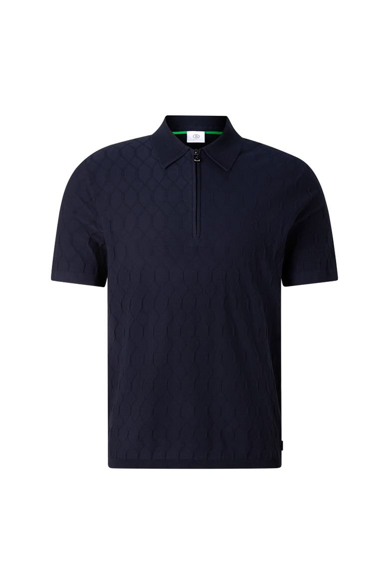 Maxim Knitted Polo Shirt, Main, color, Navy blue