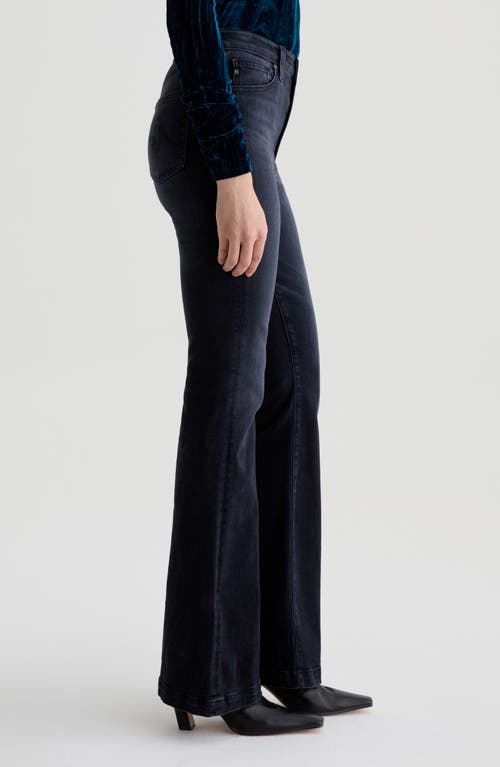 Ag Madi High-rise Flare Jeans In Labrynth In Blue