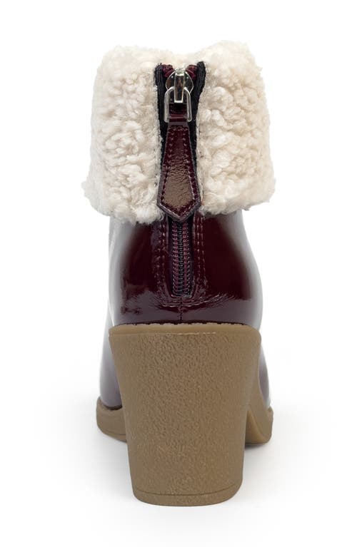 Aerosoles Booker Wedge Bootie In Burgundy