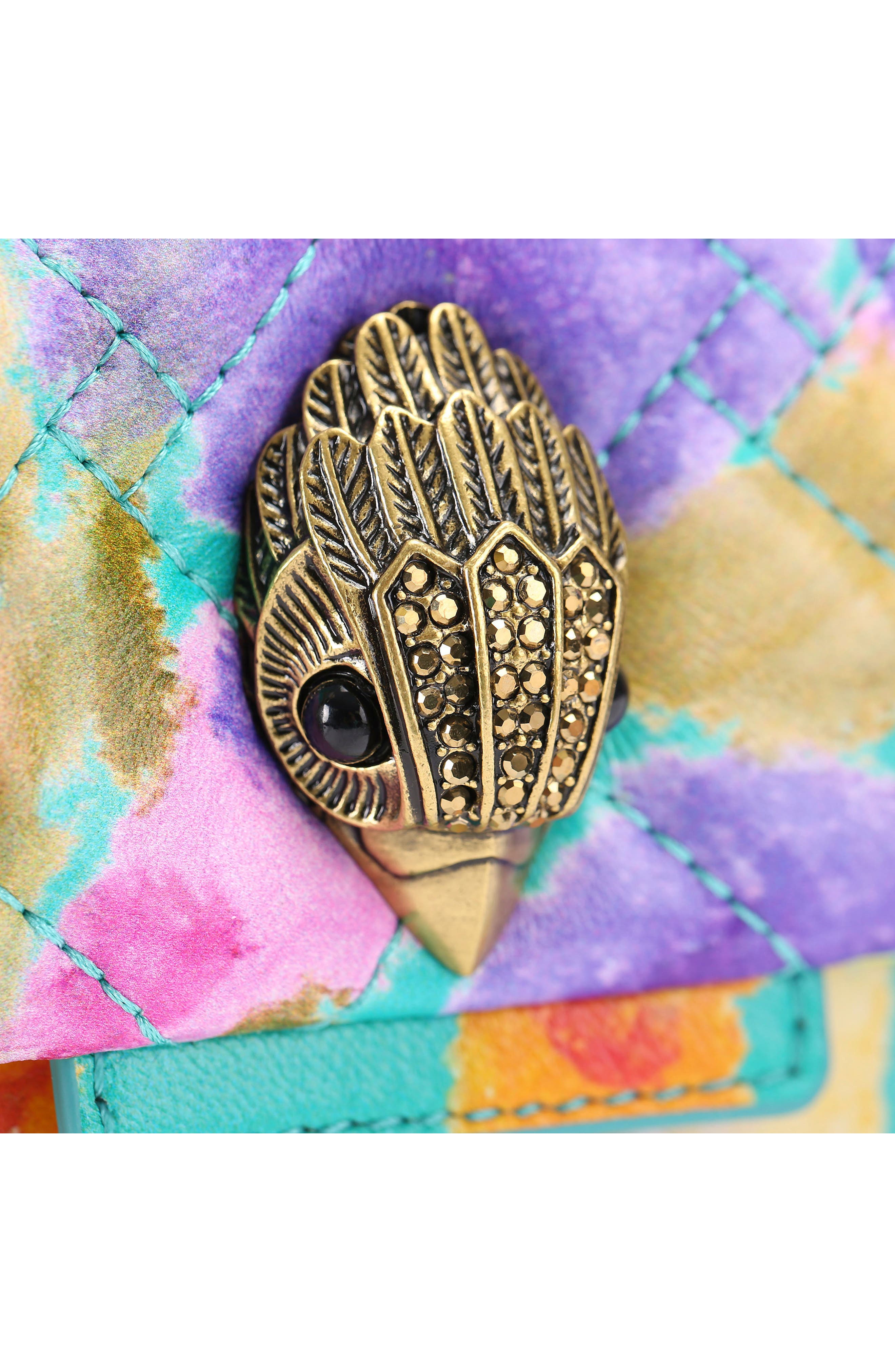 Kurt Geiger London Mini Kensington Quilted Crossbody Bag, Alternate, color, Turq Other