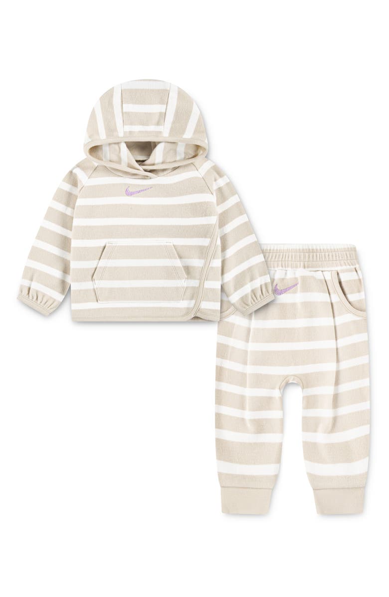 Nike Kids' Ready Set Hoodie & Joggers Set, Main, color, Sanddrift
