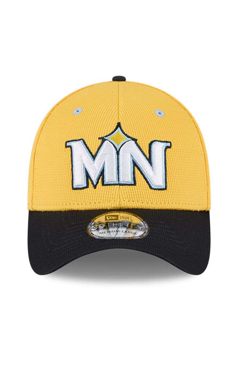 New Era Men's New Era Yellow/Black Minnesota Twins City Connect Batting Practice 39THIRTY Flex Hat, Alternate, color, Yellow