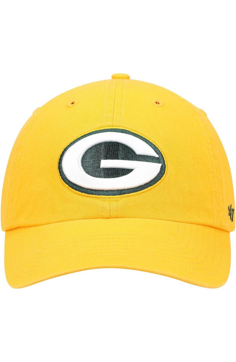 '47 Men's '47 Gold Green Bay Packers Secondary Clean Up Adjustable Hat, Alternate, color, Gold