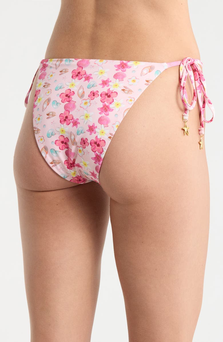 Dippin Daisys Mia Side Tie Bikini Bottoms, Alternate, color, Pink Oasis