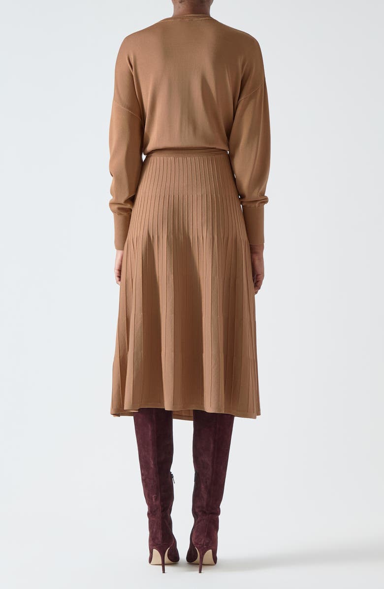 LK Bennett Blakely Long Sleeve Sweater Dress, Alternate, color, 