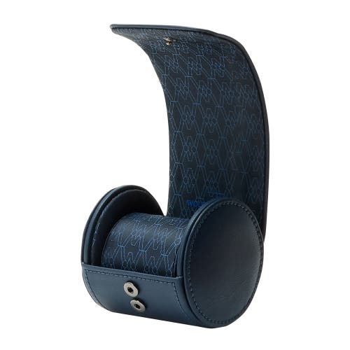 Wolf Earth Single Watch Roll In Midnight Blue