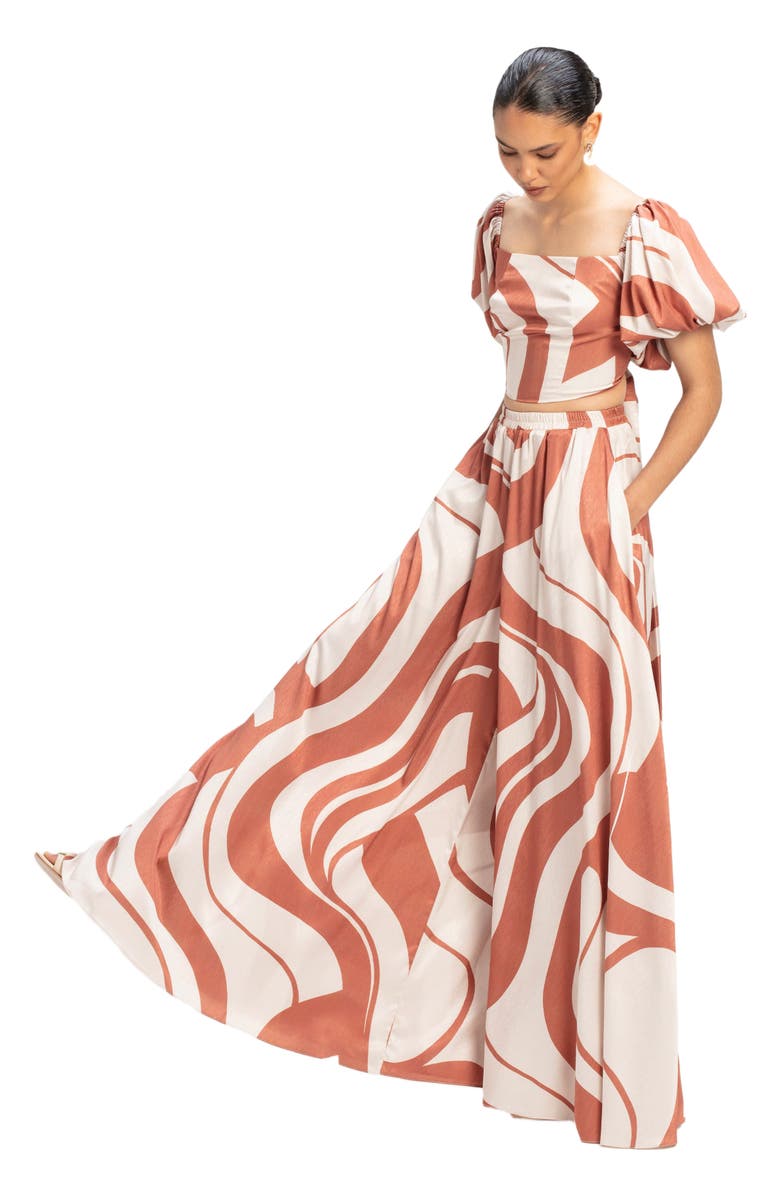 DIARRABLU Zany Top, Alternate, color, Luze Rust