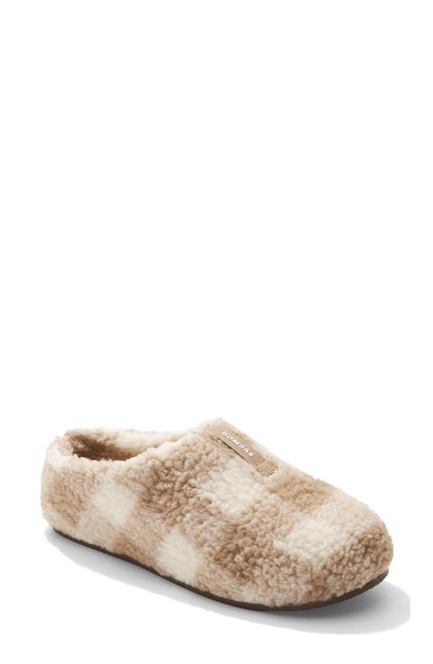 Buffalo Check Sunday Faux Shearling Slipper