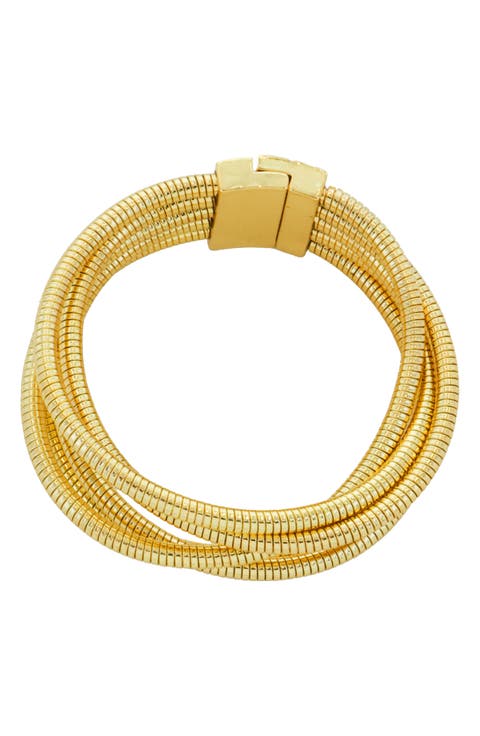 Layered Coil Bracelet