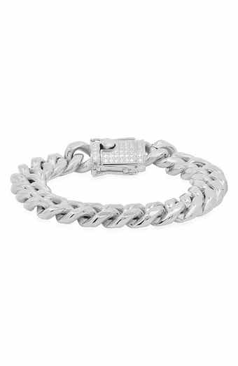 Men's Stainless Steel Miami Curb Chain Bracelet