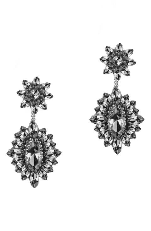 Alianah Crystal Drop Earrings