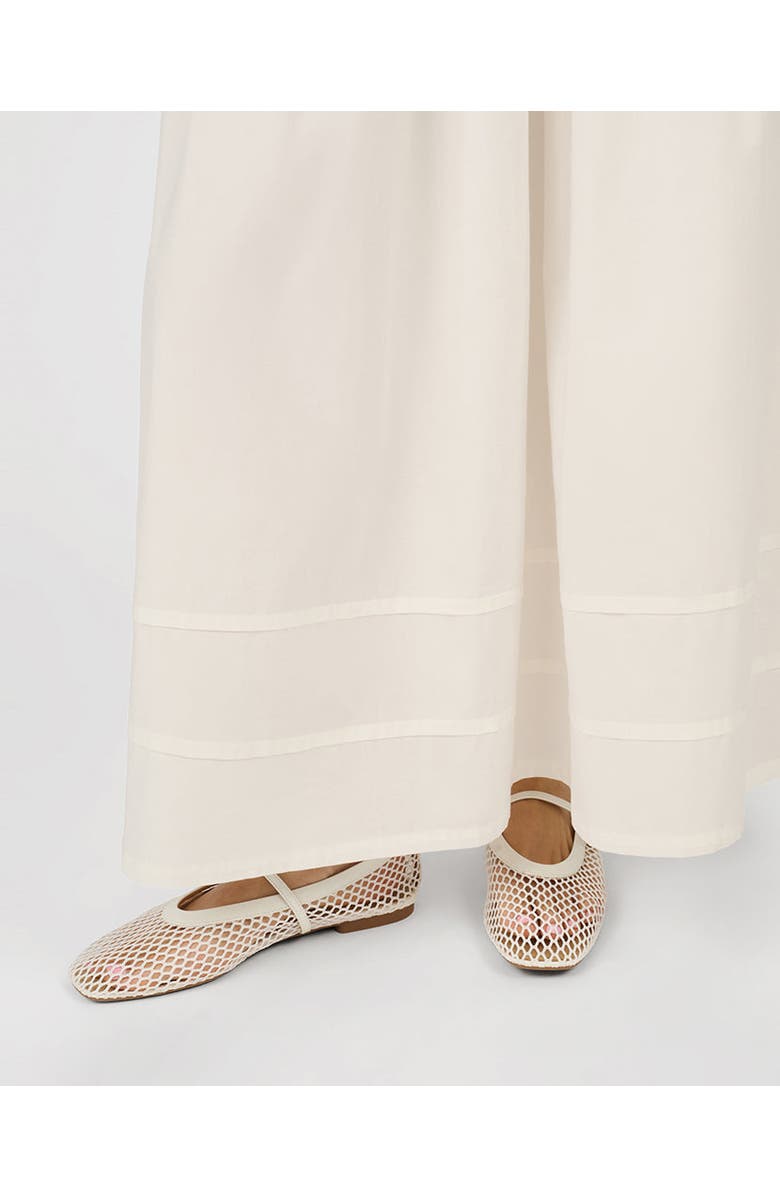 WeWoreWhat Tiered Midi Skirt, Alternate, color, White