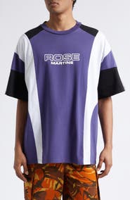 Martine Rose Paneled Oversize Logo T-Shirt