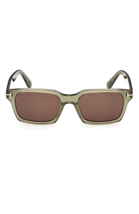 Hayden-02 56mm Square Sunglasses