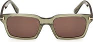 TOM FORD Hayden-02 56mm Square Sunglasses