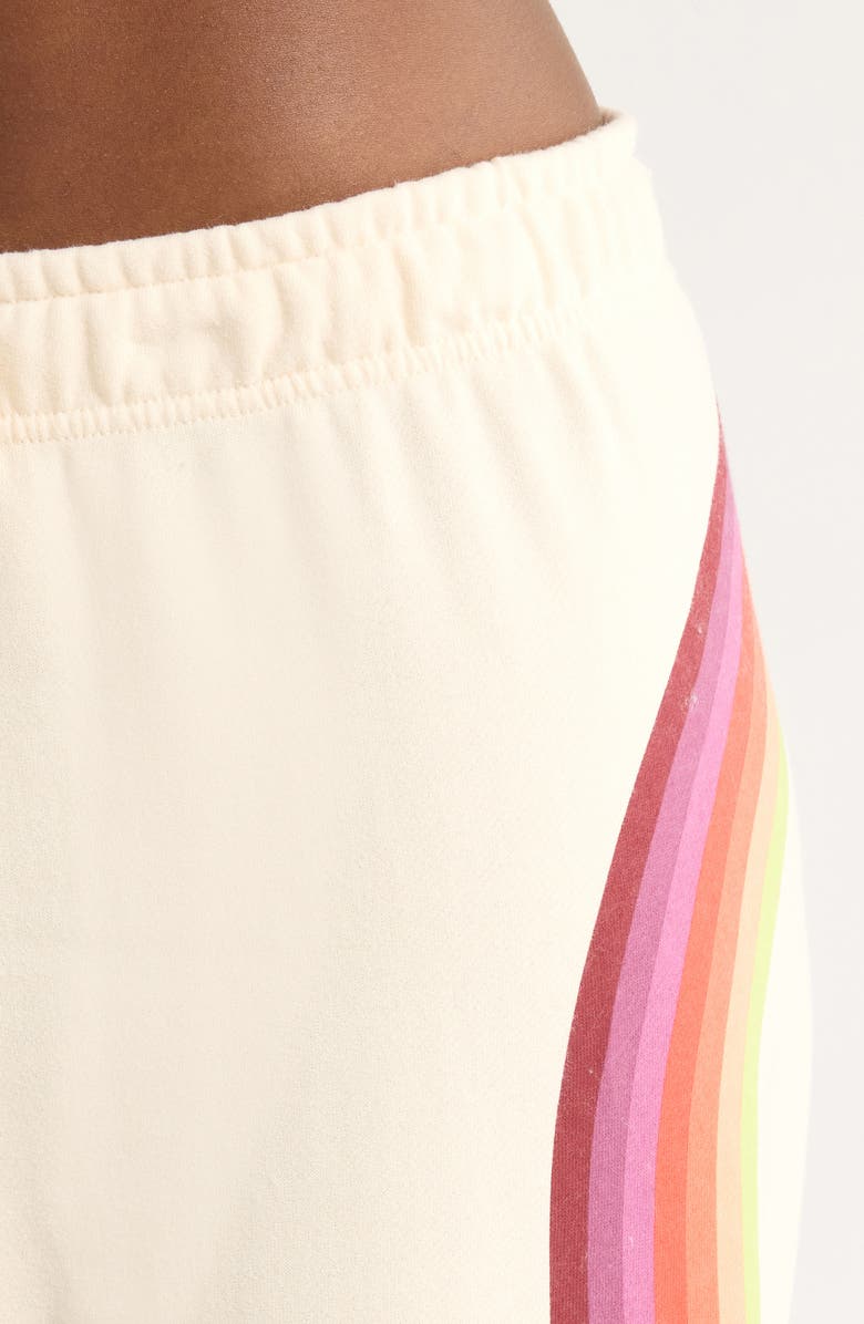 Marine Layer Cloud Nine Cotton Blend Fleece Joggers, Alternate, color, Antique White