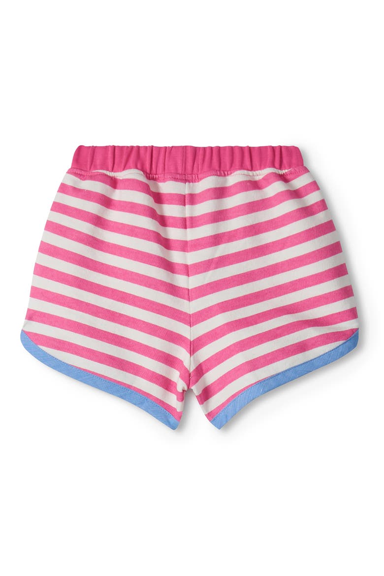 Kids' Raspberry Appliqué T-Shirt & Shorts, Alternate, color, NATURAL