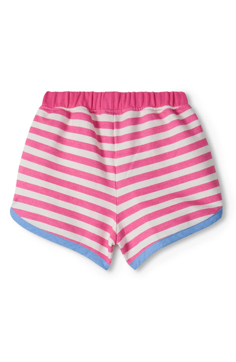 Hatley Kids' Raspberry Appliqué T-Shirt & Shorts, Alternate, color, Natural