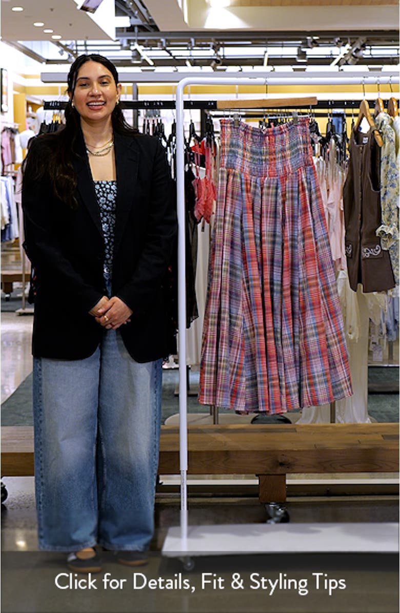 Balmoral Plaid Convertible Skirt Dress, sales video thumbnail