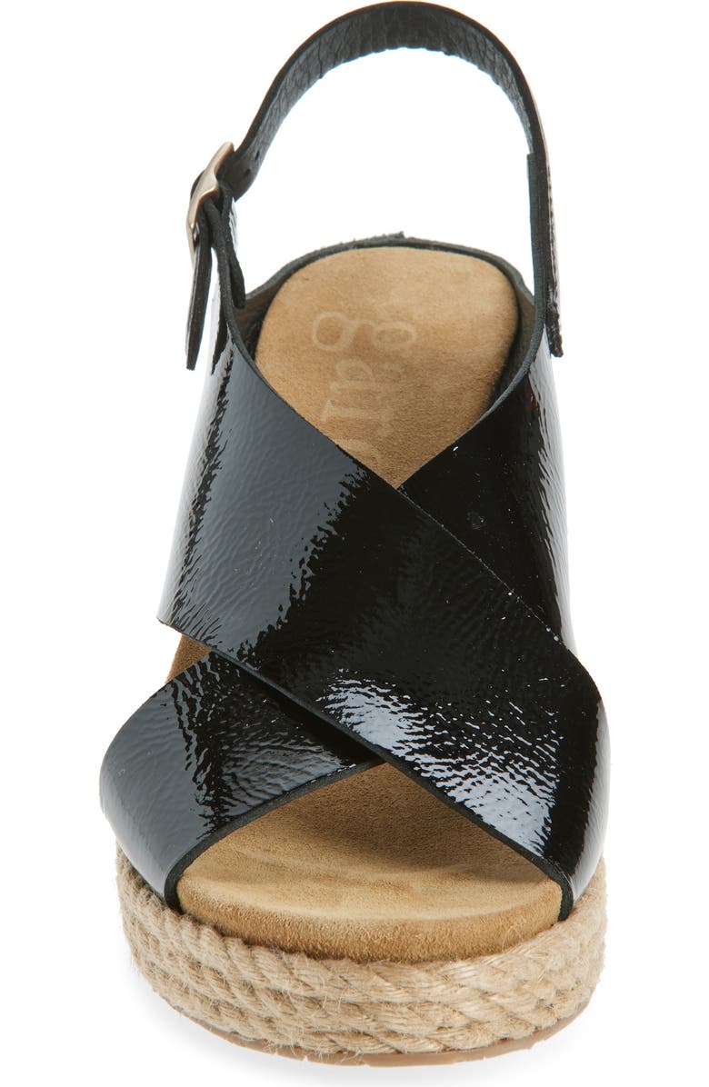 Pedro Garcia Avis Platform Wedge Sandal, Alternate, color, Black Castoro Naplack