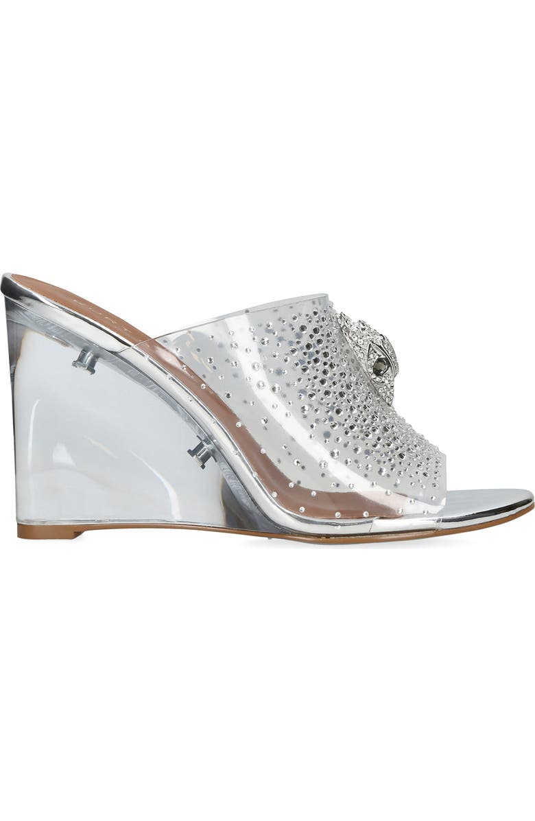 Kurt Geiger London Kensington Crystal Open Toe Wedge Mule, Alternate, color,