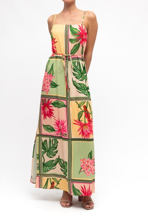 White Closet Paradise Maxi Dress In Green