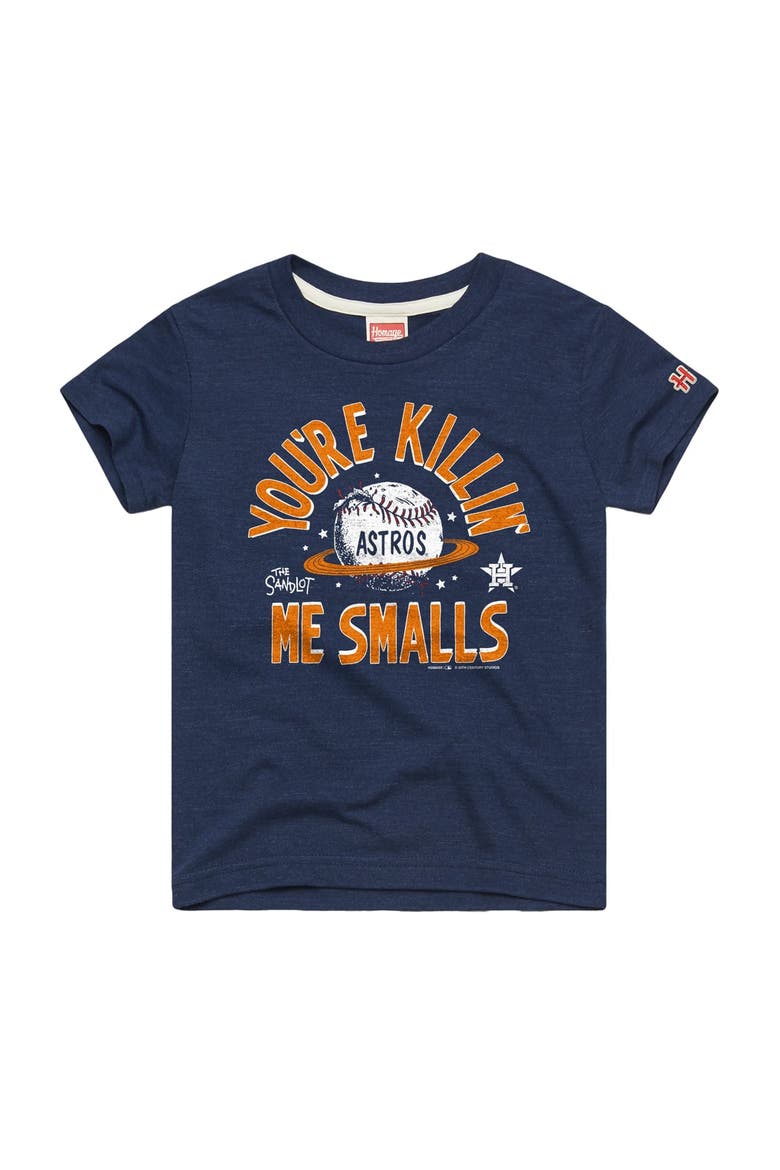 Toddler Homage Navy Houston Astros x The Sandlot Tri-Blend T-Shirt, Main, color, Navy