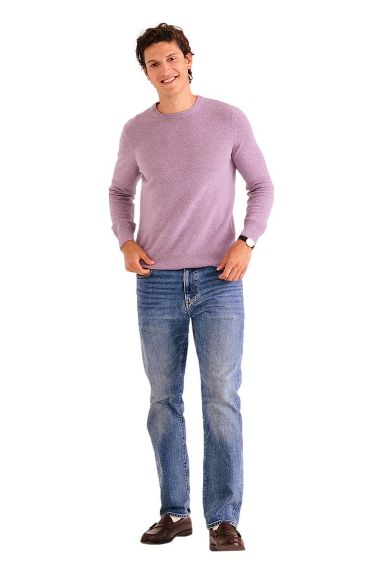 The Original Cashmere Sweater, Alternate, color, Heathered Purple