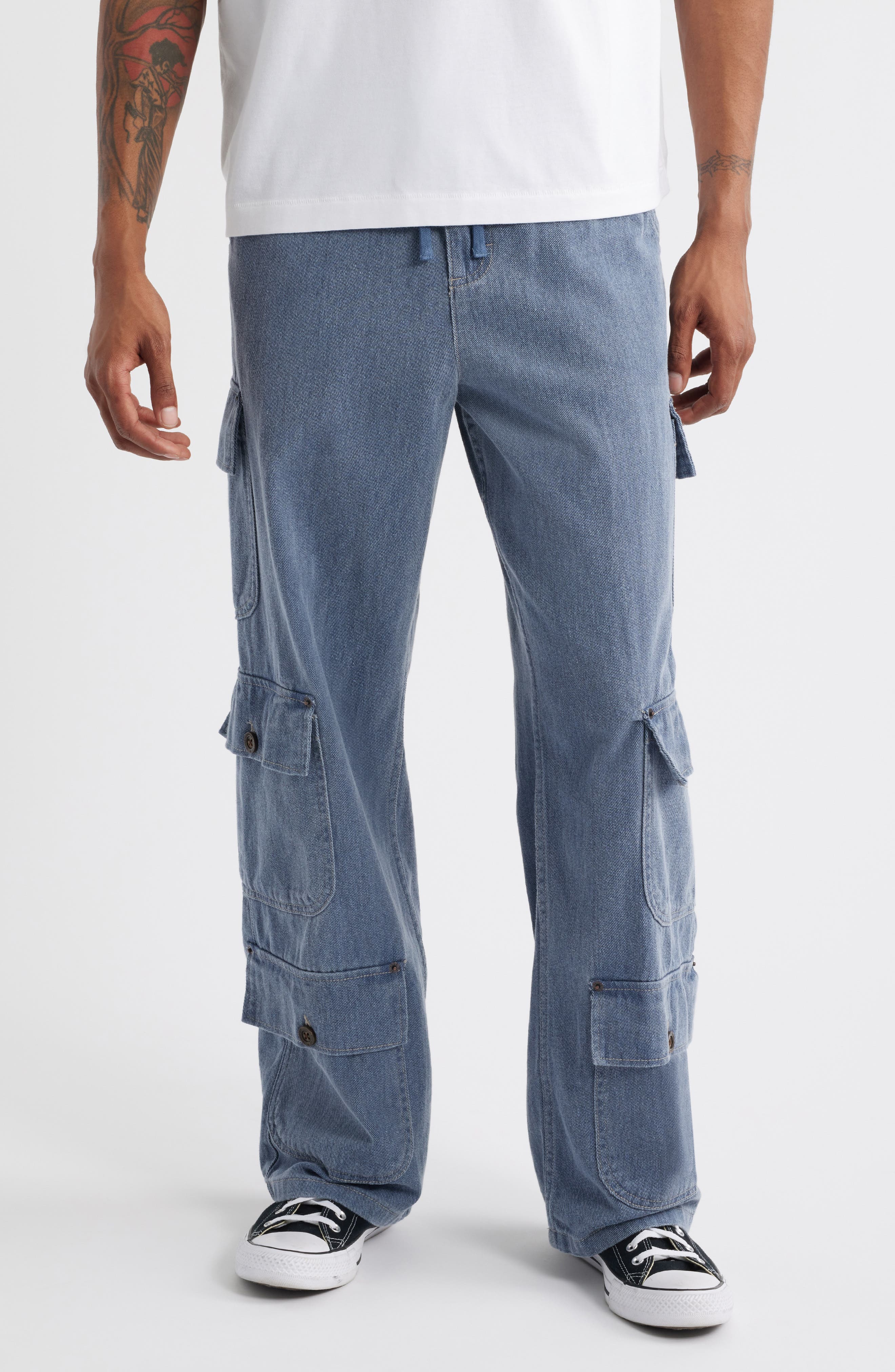 HONOR THE GIFT Motorhead Cotton Twill Cargo Pants