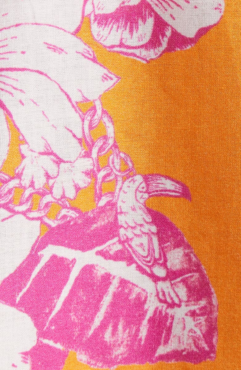 FARM Rio Floral Elegance Mixed Scarves Cover-Up Shirt, Alternate, color, 